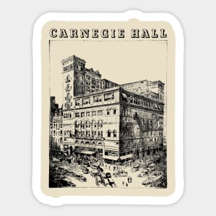 Carnegie Hall Sticker